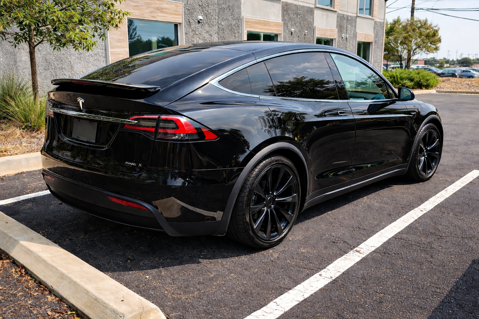 Tesla Model X after detail
