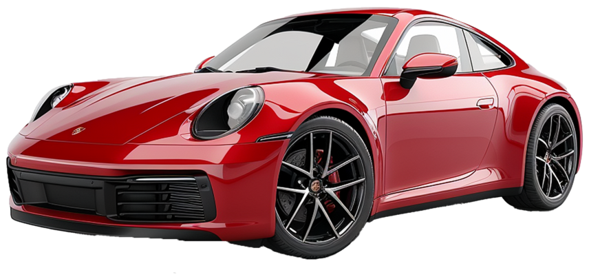 Red Porsche 911 Carrera S